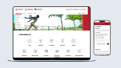 Brand Centre – Website Design Showcase brand website branding ui ux website