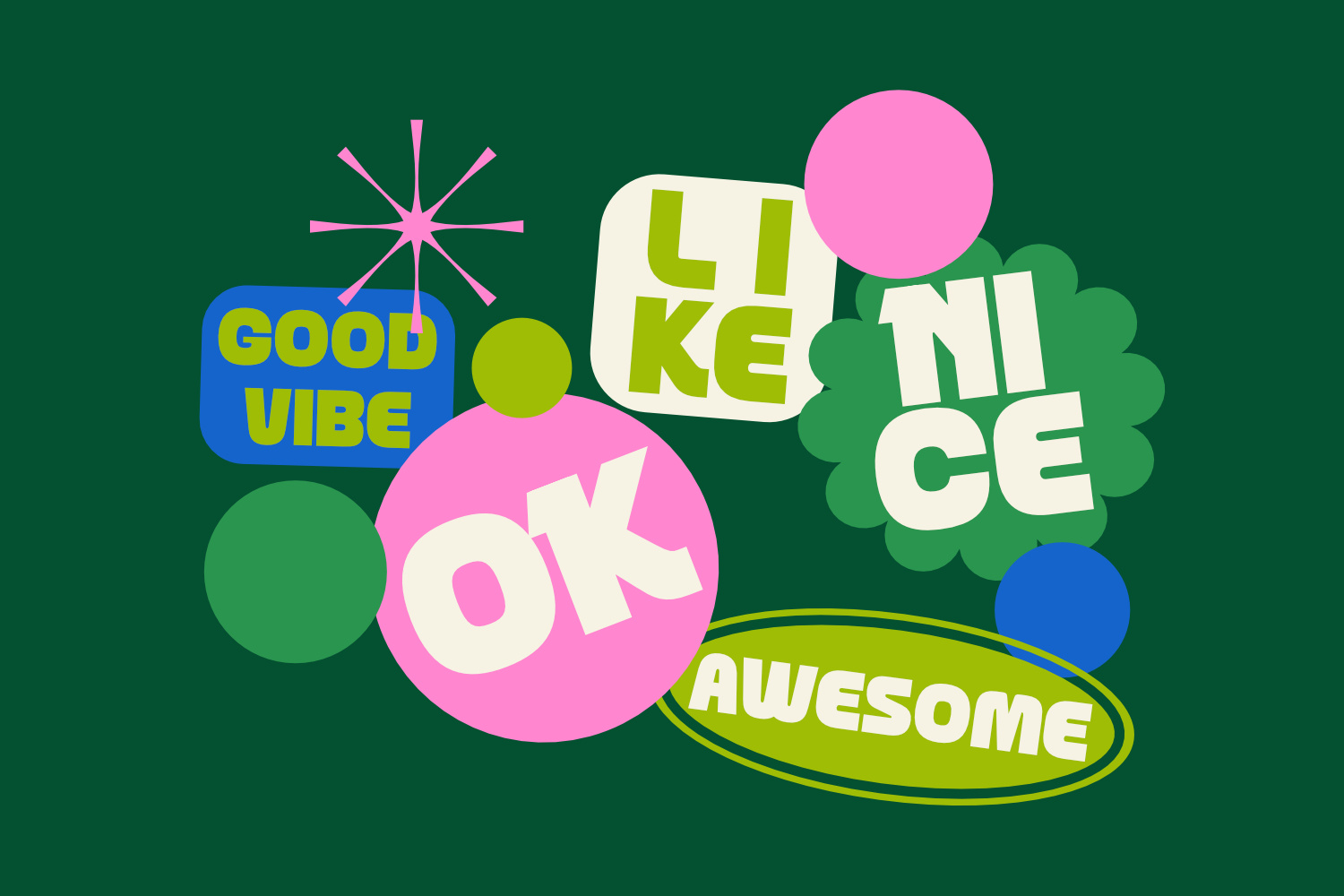 Sticker pack to Matcah font bold branding design font fun funny graphic design hipster font logo modern font pack playful sans sans serif sticker type typeface typography urban vector