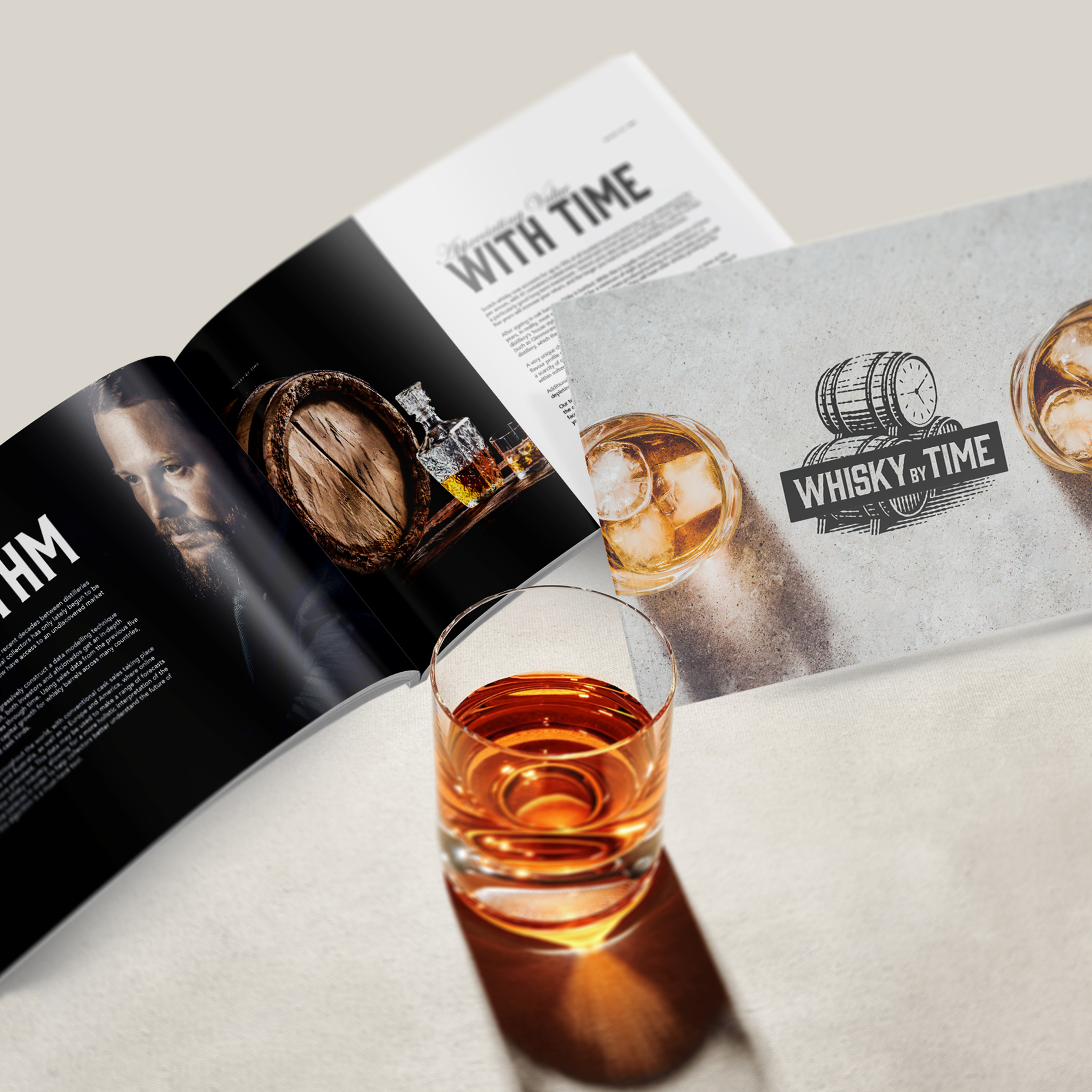 Whisky brand brochure brand branding brochure design graphic design logo print