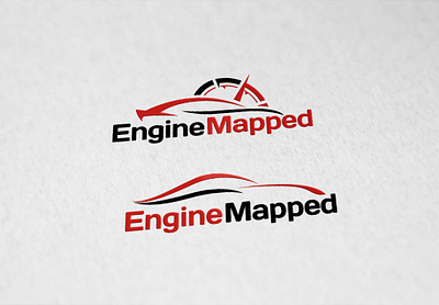 Engine Mapped automotive brand chip design engine logo mapped tunning