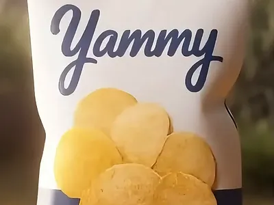 Totally AI-Generated Ad for Chips ad ai ai generated motion design