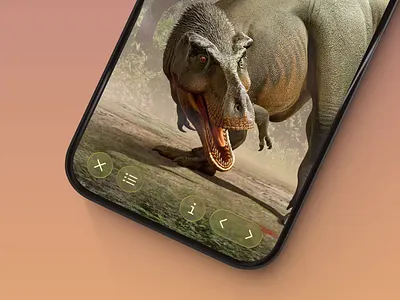World of Dinosaurs with Liquid Glass app app store application design icon illustration ios ipad iphone liquid glass ui