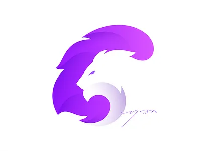 Lion Logo animal logo branding brave logo cat logo cool logo gradient logo logo logo designer modern logo power logo purple simple logo smart logo strong logo tiger logo yp