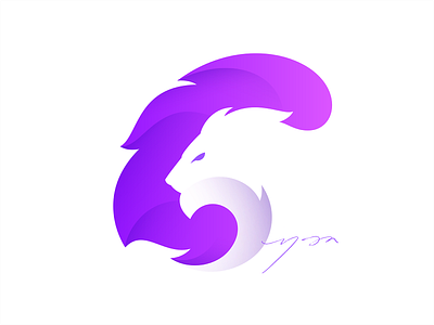 Lion Logo animal logo branding brave logo cat logo cool logo gradient logo logo logo designer modern logo power logo purple simple logo smart logo strong logo tiger logo yp