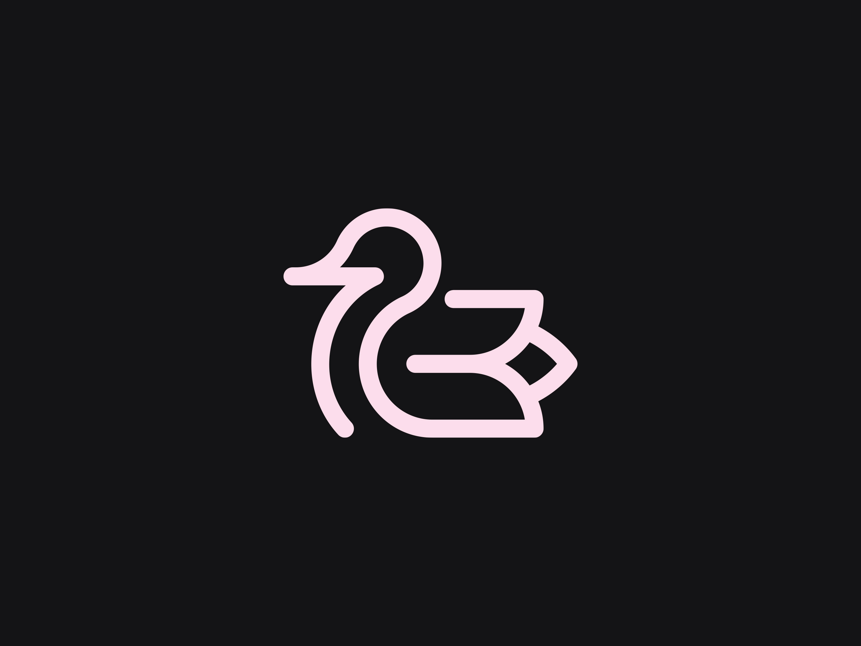 Duck Lotus Logo animal beauty bird bold brand company duck feminine flower logo logo design lotus minimalist modern