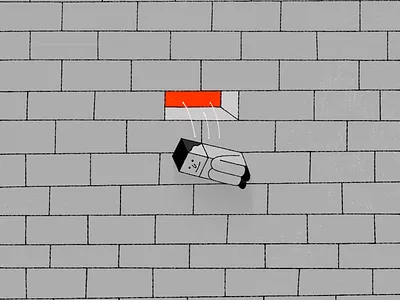 Another Brick in the wall abran animation anotherbrick design drawing graphic design illustration system vector visualart
