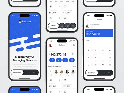 Bankskuy - Finance Mobile App bank banking bankinng app clean coin finance finance pp fintech fintech app mobile mobile app mobile banking mobile finance mobile wallet money transfer payment saving transaction wallet wallet app