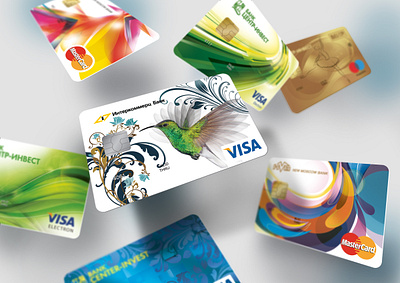 Bank cards design card design graphic design