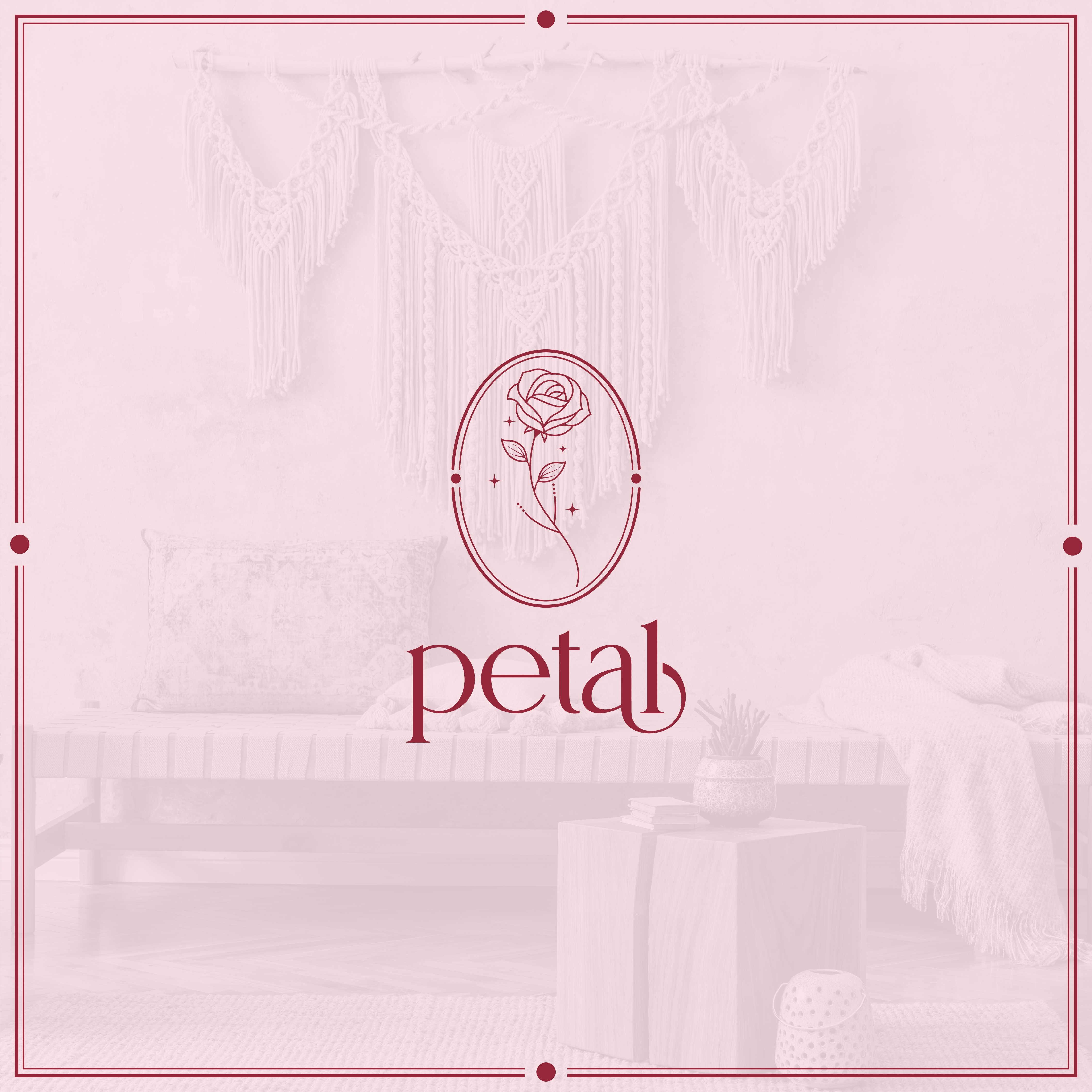 Line art Logo Design for PETAL - Rose & Star Concept boho logo branding branding creative clothing logo creative fashion identity line logo line style logo luxury logo minimal minimalist minimalist logo modern branding rose logo rose start logo sophistication timeless