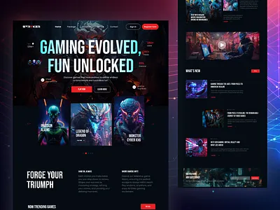 Stryker - Web3 Game Platform interactivedesign