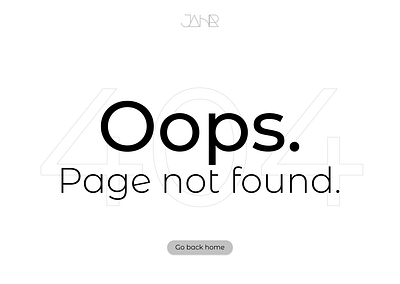 DailyUI - 404 Page 404 error page 404 page dailyui dailyui 404 page error page figma ui uiux ux web
