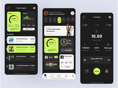 Fitness Tracker Application by Balaji UX UI Designer on Dribbble