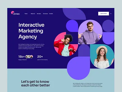 Ennex design graphic design ui user experience user interface ux web design