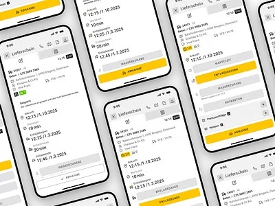 dornerDeliveryNote App | UX & UI Design – Webulos app branding design icon illustration ios ipad iphone logo ui