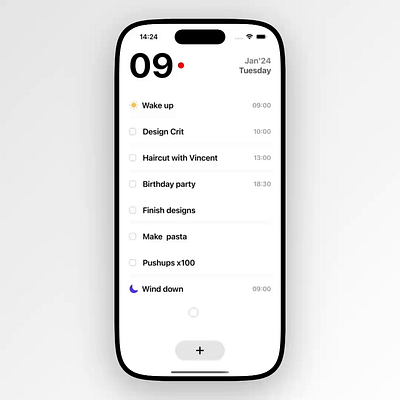 Animated To do Home page screen aniamtion home screen motion graphics todo ui animated