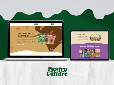 Pantry Culture branding business butter content management sysytem development figma flavours food foodbeverages lifestyle modern design nature pantry products responsive design ui uiux design ux website design wordpress