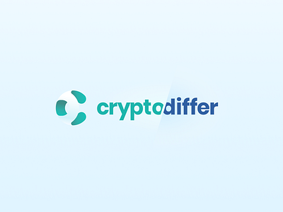 CryptoDiffer logo branding branding cd logo crypto logo fresh colors graphic design logo logo adaptation logo design logo modular grid media logo modern logo round logo social logo adoption spere logo volumetric logo