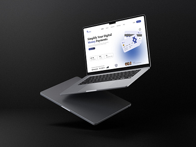 PINPOINT - Fintech Landing Page Hero Section deisgn hero section lanfing page product design uiux