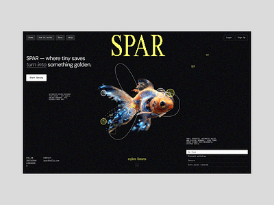 SPAR - website design concept ui ux uxui webdeisgn website concept