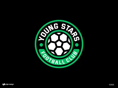 Young stars badgelogo designsoccer footballclublogo gamestreamerlogo graphic design logobrand logoicon logotype patchlogo soccer sportsteamlogo sportswear vintagemascot