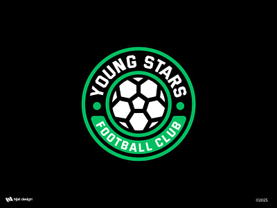 Young stars badgelogo designsoccer footballclublogo gamestreamerlogo graphic design logobrand logoicon logotype patchlogo soccer sportsteamlogo sportswear vintagemascot