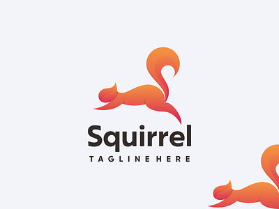 Squirrel Logo animal animation brand branding company design elegant illustration logo ui