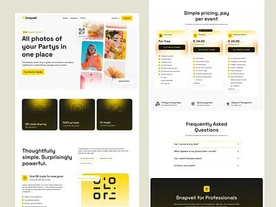 Image upload using barcode website design ux design website