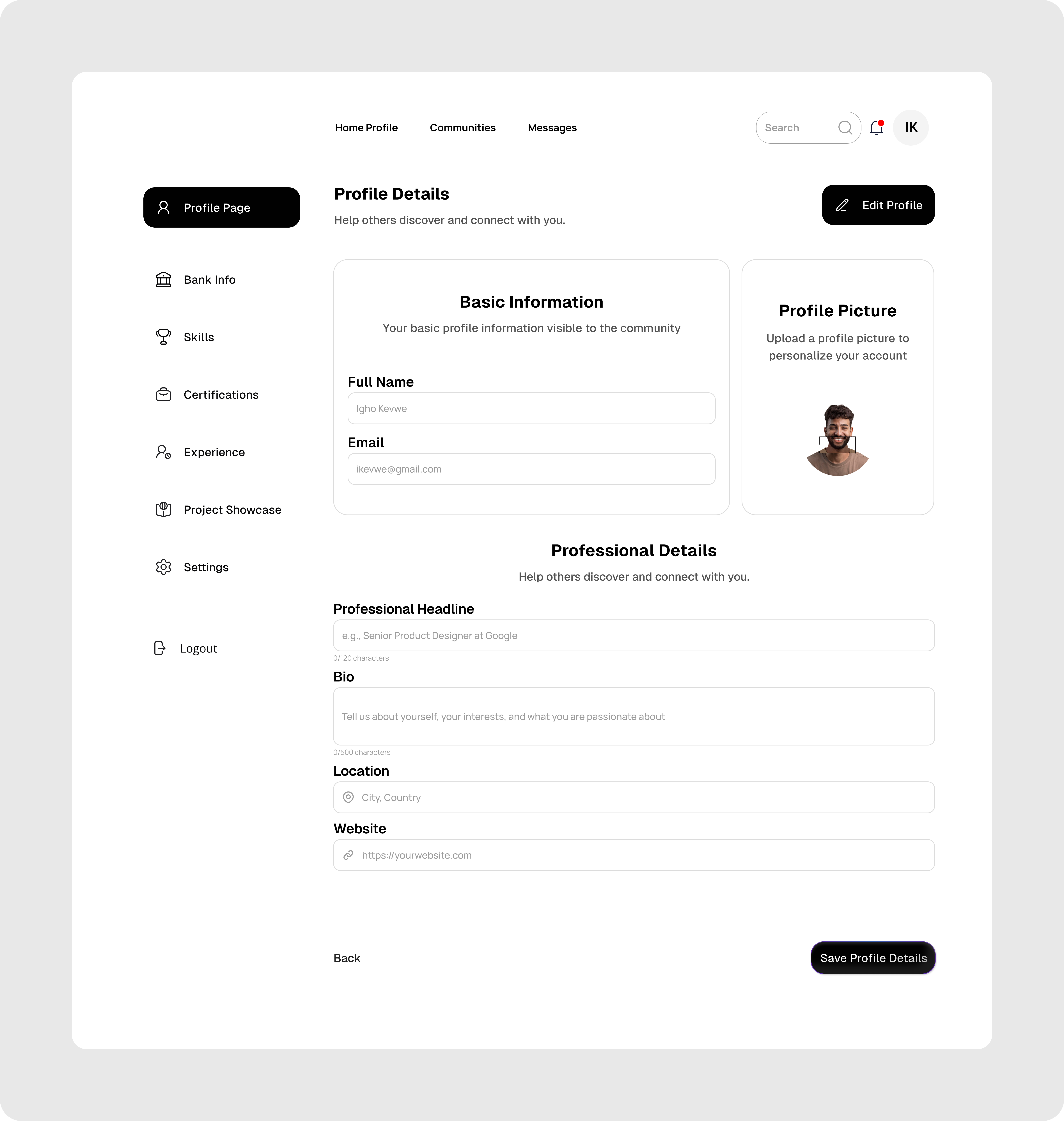 Example of Saas UI/UX Designer & Framer Expert
