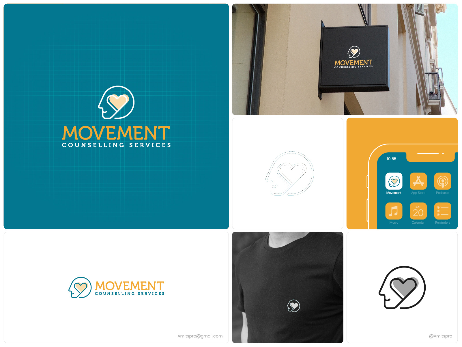 ADHD Logo Mental Health & Neurodiversity Branding compassion