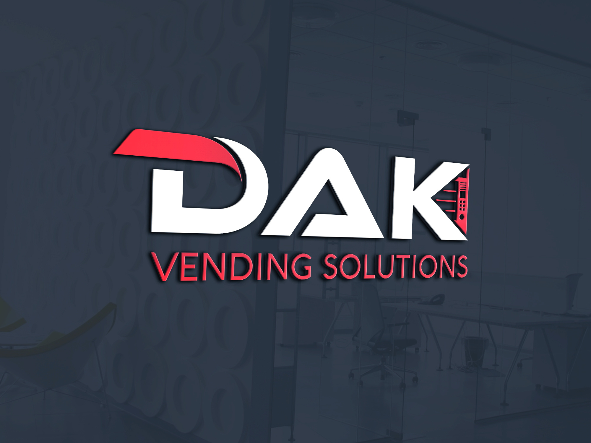 Logo Design for DAK Vending Solutions | Vending Machine Logos branding design