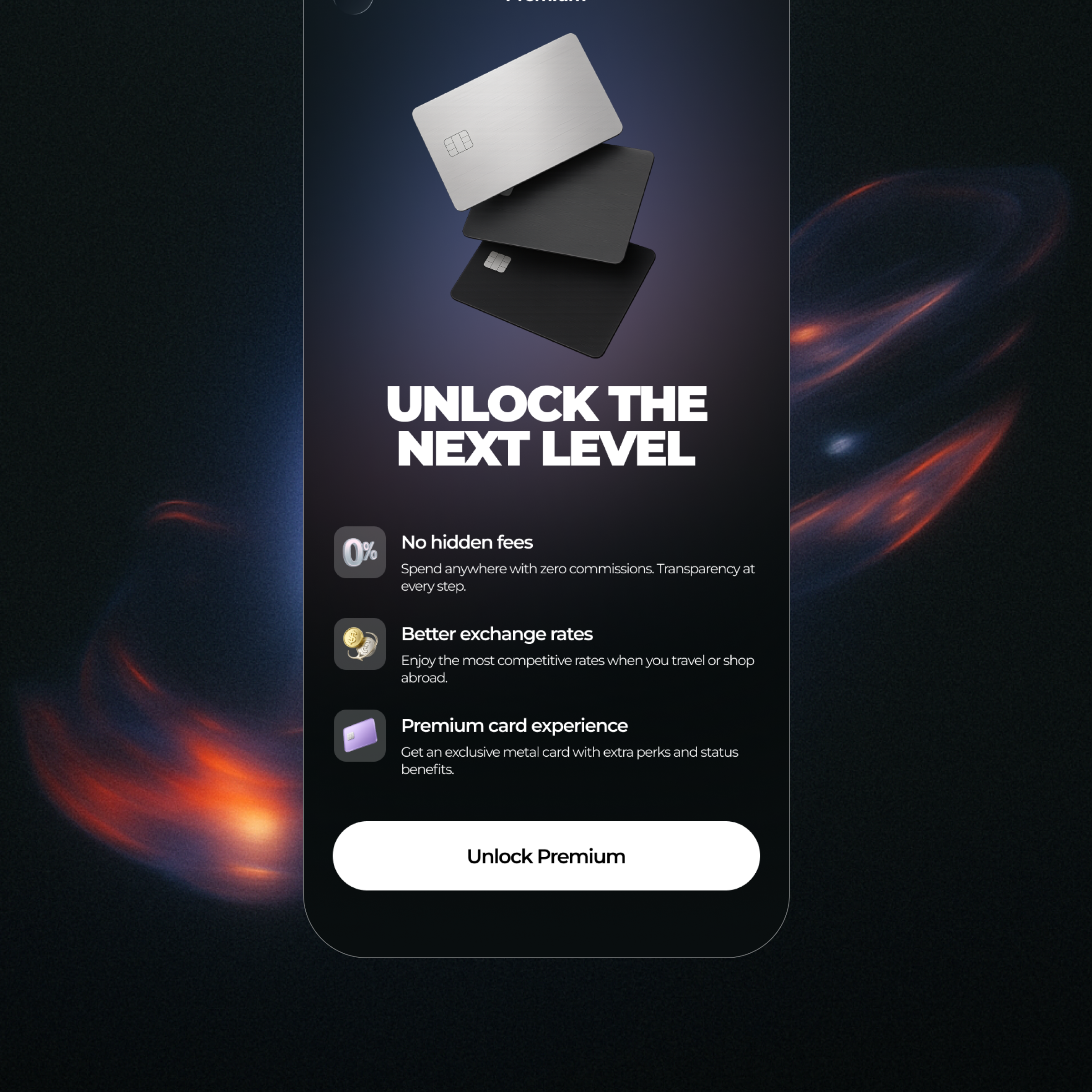 Premium Bank Screen app bank branding illustration iphone premium ui user experience user interface