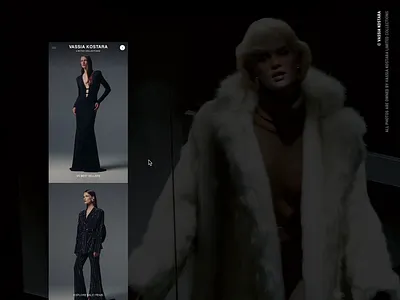 VASSIA KOSTARA - Website Redesign ecommerce fashion high fashion premium ui
