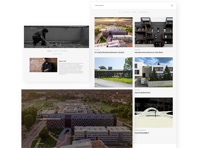 Architecture portfolio website