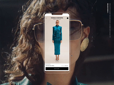 VASSIA KOSTARA - Website Redesign clothing ecommerce fashion ui