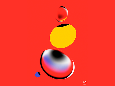 The Modern Monolith- 3D Render 3d 3d art 3d art work 3d composition 3d design 3d model 3d modelling 3d render 3d rendering abstract art colorful colorful design creative form graphic design red shapes