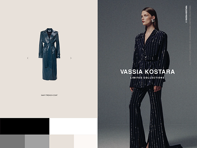 VASSIA KOSTARA clothing desktop fashion ui