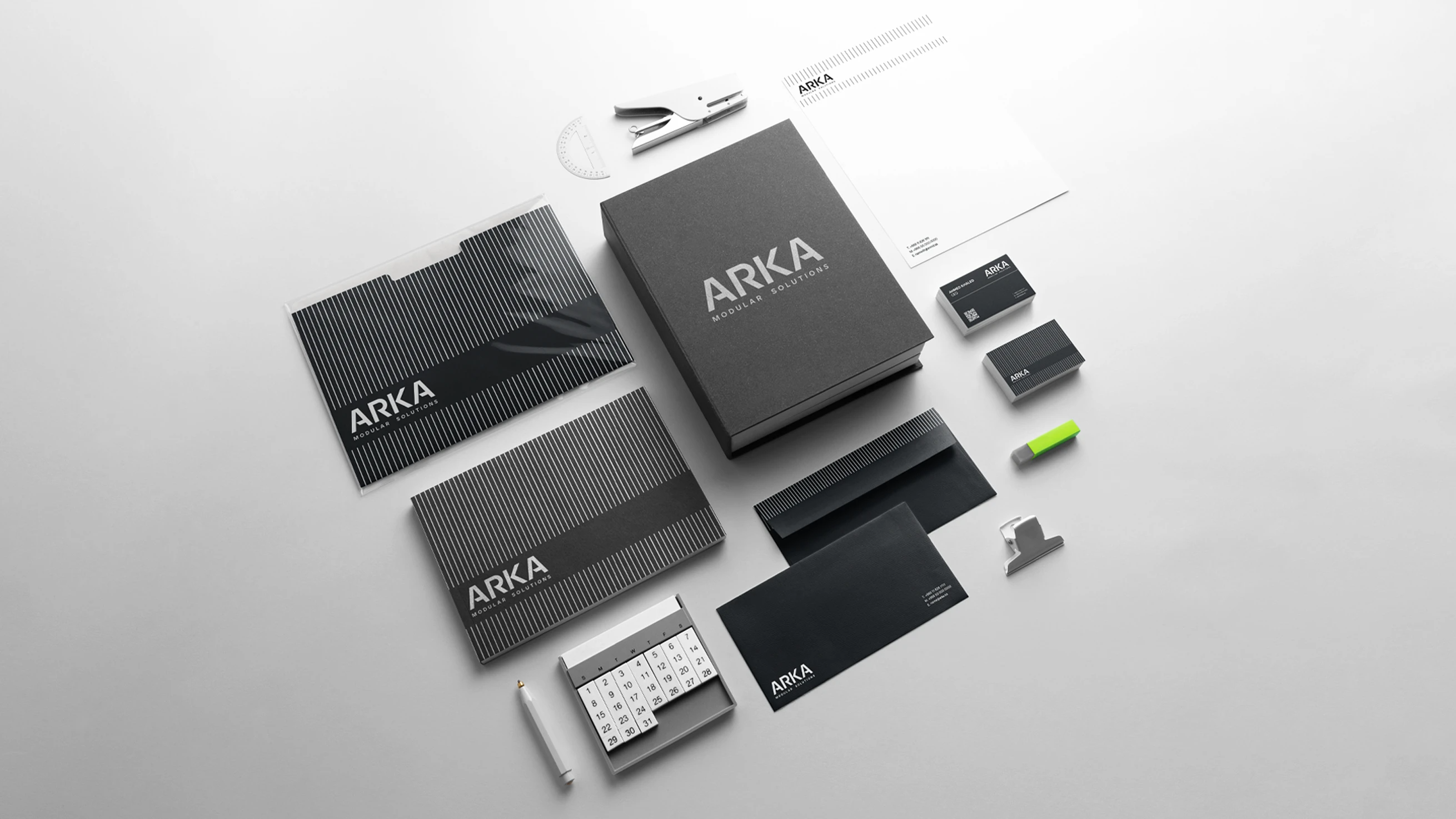 ARKA - Visual Identity 3d animation branding design download free freebie graphic design illustration logo mockup mockup cloud mockupcloud motion graphics ui