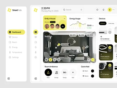SmartHub: Simple smart home dashboard home automation