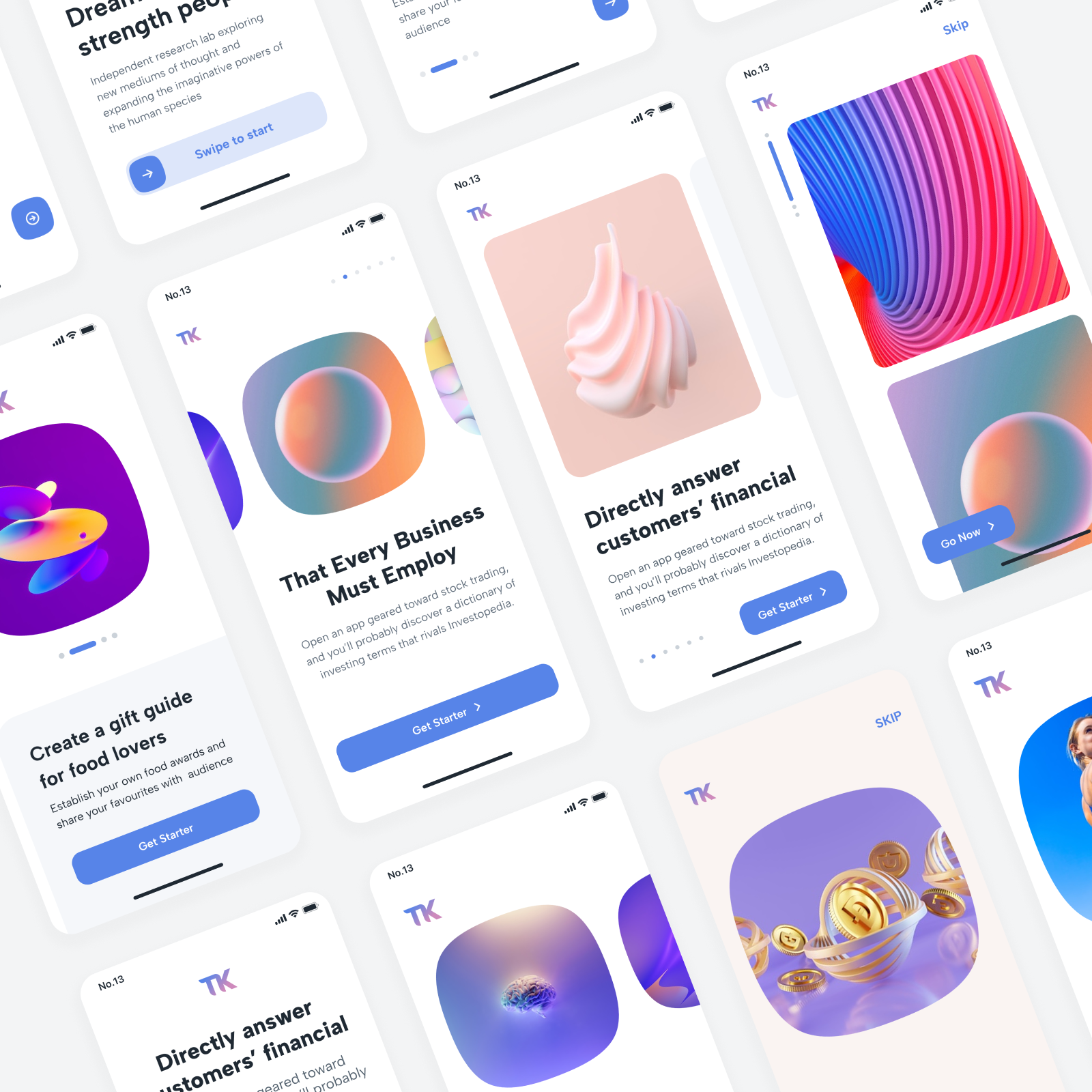 Tramkam: Onboading UI KIT app kit onboarding tramkam ui