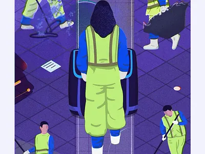 Illustration for Dipity Lit Mag abstract articlecover artwork cartel design digitalart editorial illustration magazinecover music poster singlecover