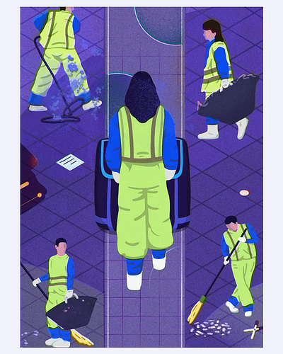 Illustration for Dipity Lit Mag abstract articlecover artwork cartel design digitalart editorial illustration magazinecover music poster singlecover