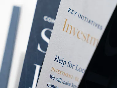 HPUMC Pitch Packet book graphic design luxury publication design typography