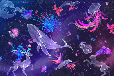 L’Oréal | Pureology | Key Visual 2d 2d art animalistic branding editorial illustration loréal package illustration product illustration pureology realistic san fransicso sfdesigner