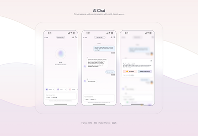 AI Chat ai ai chat branding chat chatbot clean design cleandesign conversation design illustration inspiration minimalistic ui user experience ux wellness