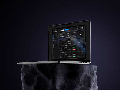 Dashboard for Ai bot ai ai dashboard black black and blue blue dark theme dashboard graphic design uiux