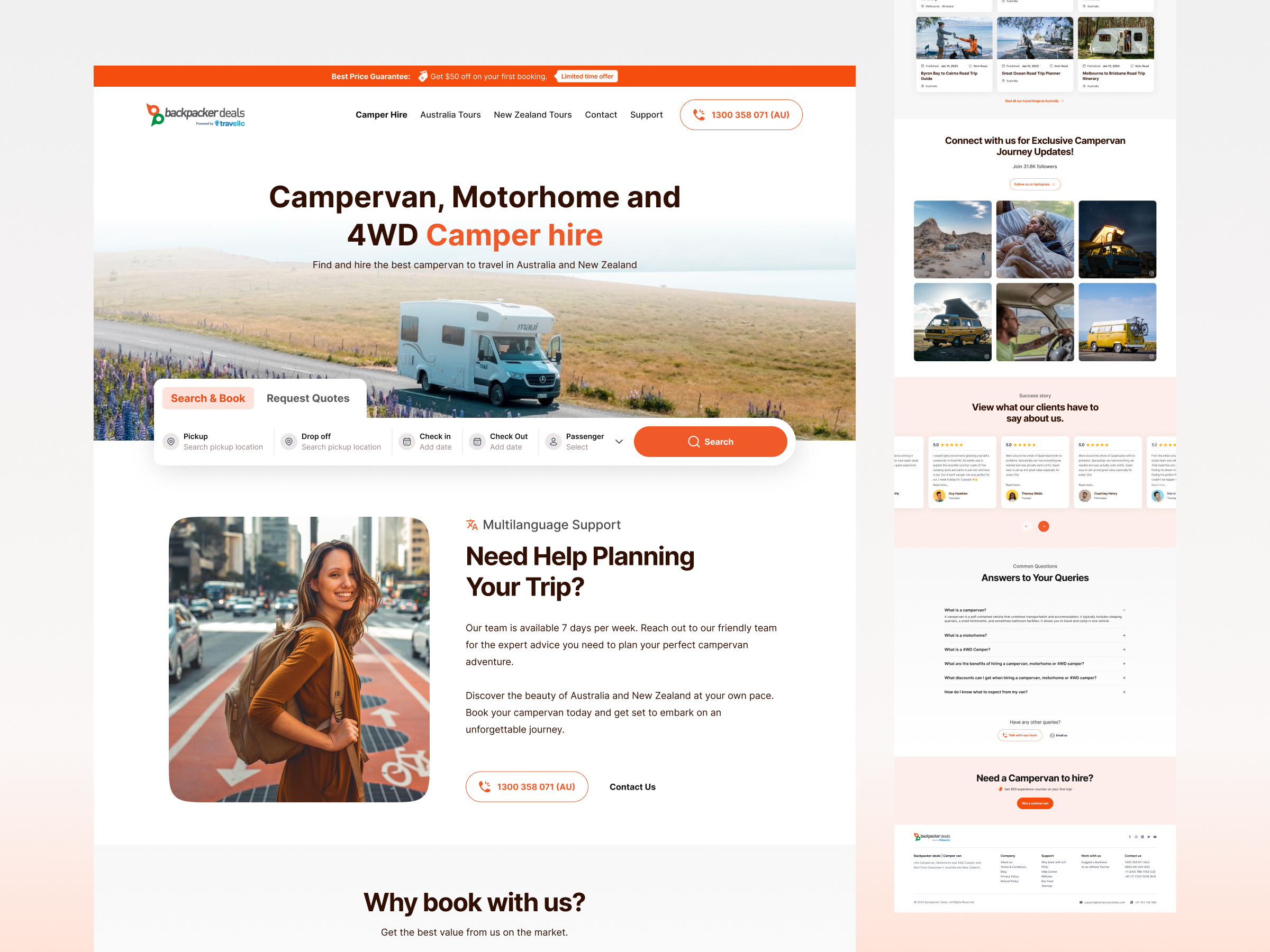 Example of Modern Website Design