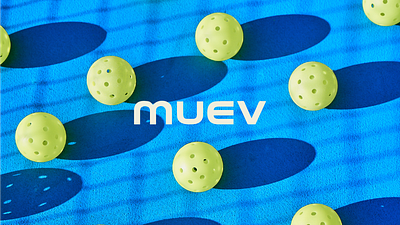 MUEV brand brand identity branding design design identity designer graphic design logo padel photography photoshoot sports visual identity