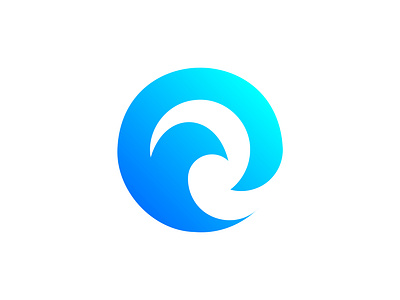 Abstract Ocean Wave Logo abstract logo abstract symbol crypto fluid logo mark gradient logo modern logo design nft ocean wave symbol saas logo spiral logo swirl icon tech water inspired logo wave logo