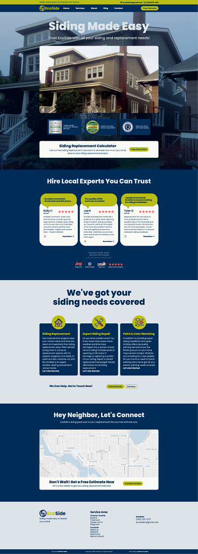 Ecoside Website Design & Build branding seo web design wed development