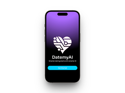 Date My AI –AI-Powered Dating App animation mobile app design mobileapp ui